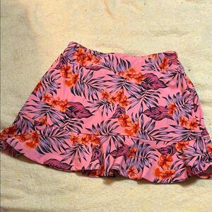 Tommy Bahama golf ruffled tropical print  squirt
